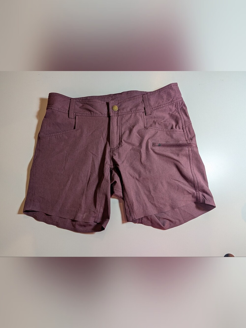 Club Ride Women's Small Everyday Stretch Shorts - Plum